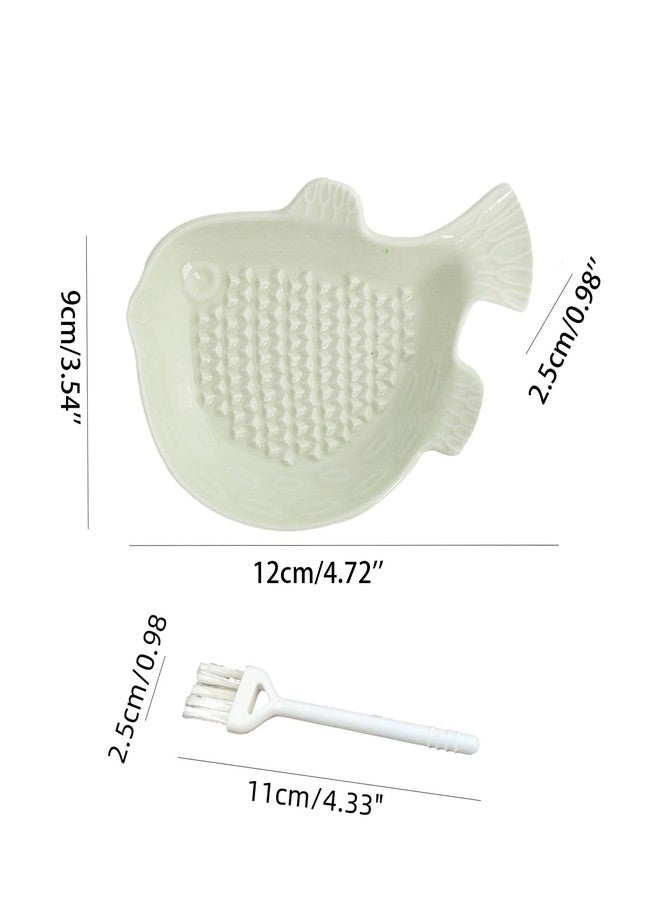 BdelrinQue Ceramic Grater Plate, Garlic Grater Plate, Efficient Garlic Crusher Plate Suitable for Quick Meal Preparation and Gourmet Cooking - Image 2